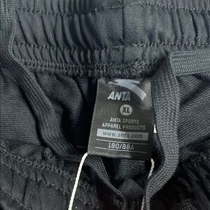Anta Black Sports Pants XL